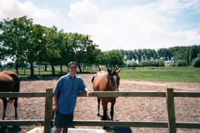 Luke en paard