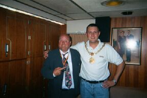 The Mayor trades his necklace